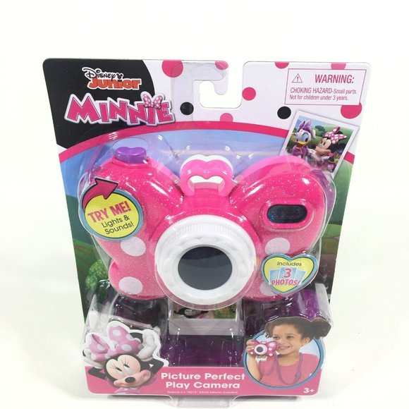 Disney Junior Minnie Picture Perfect Play Camera With 3 Photos Lights And Sounds - Picture 7 of 9